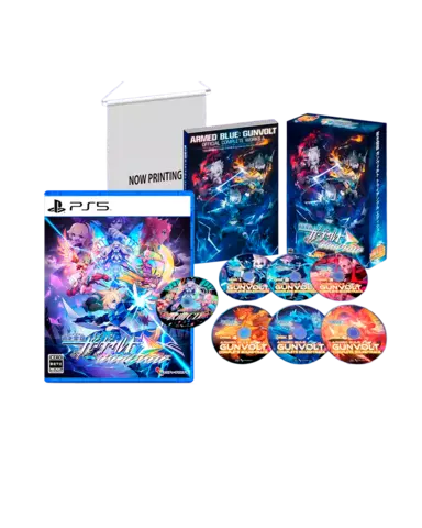 Azure Striker Gunvolt Trilogy Enhanced 10th Anniversary Complete Box - Ed. Limitada