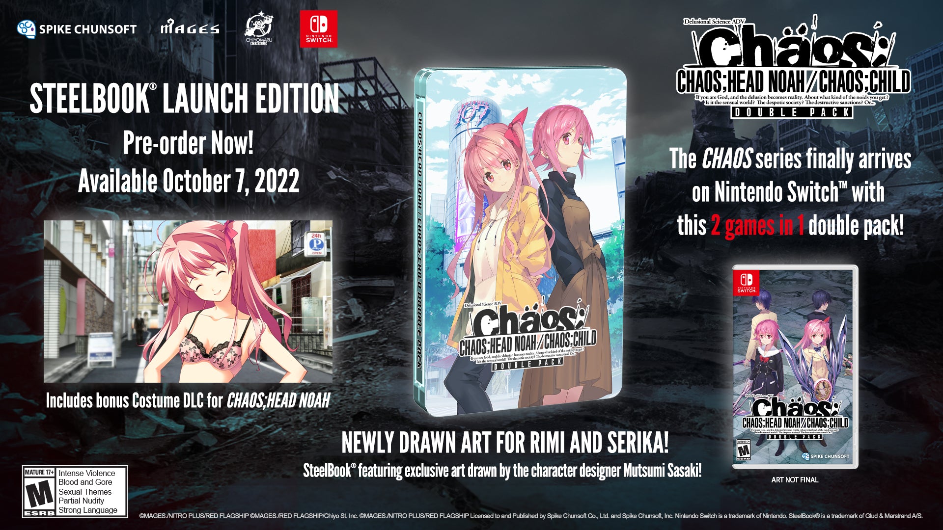 CHAOS;HEAD NOAH / CHAOS;CHILD Double Pack [STEELBOOK EDITION]