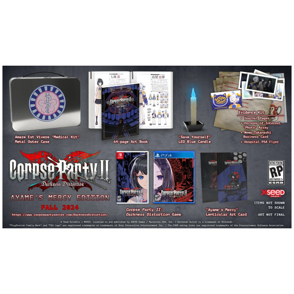 Corpse Party 2 Darkness Distortion Ayames Mercy Limited Edition