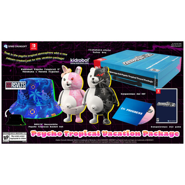 Danganronpa 2x2 Psycho Tropical Vacation Package Edition