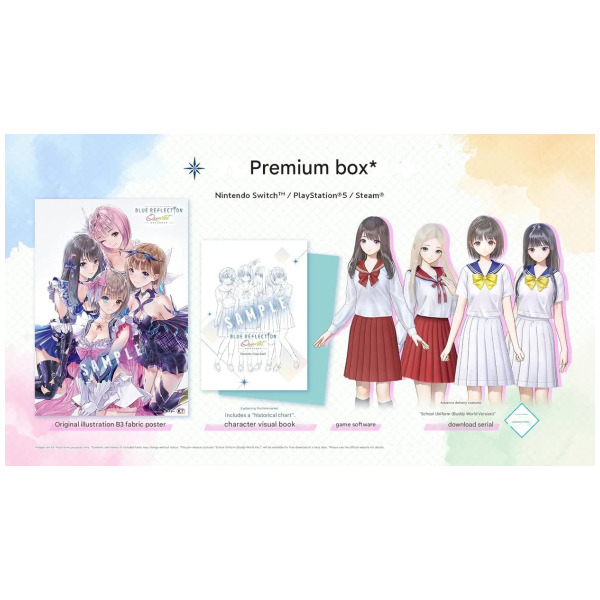 Blue Reflection Quartet Shoujo-Tachi No Kiseki Premium Edition (JP)