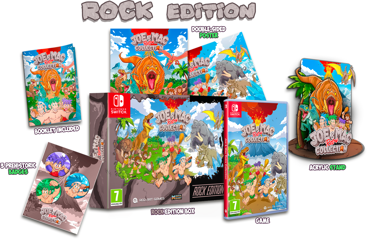 Joe and Mac Retro Collection Rock Edition