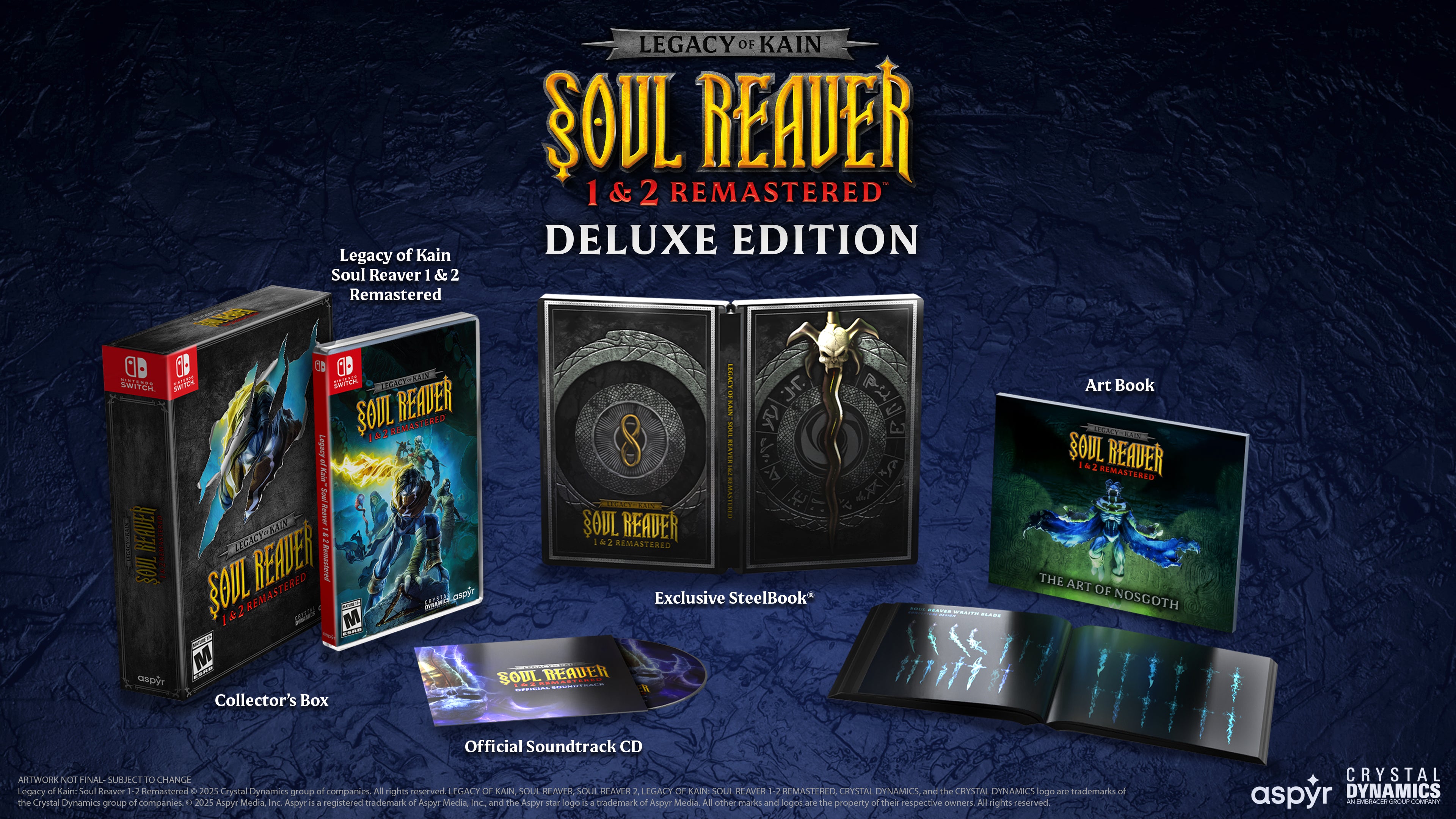 Legacy of Kain Soul Reaver 1&2 Remastered Deluxe Edition