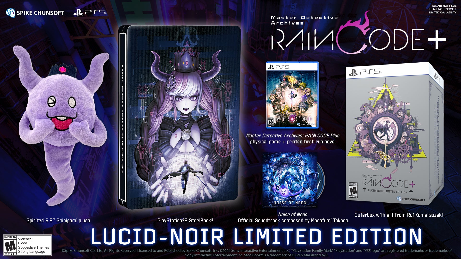 Master Detective Archives: RAIN CODE Plus Lucid-Noir Limited Edition