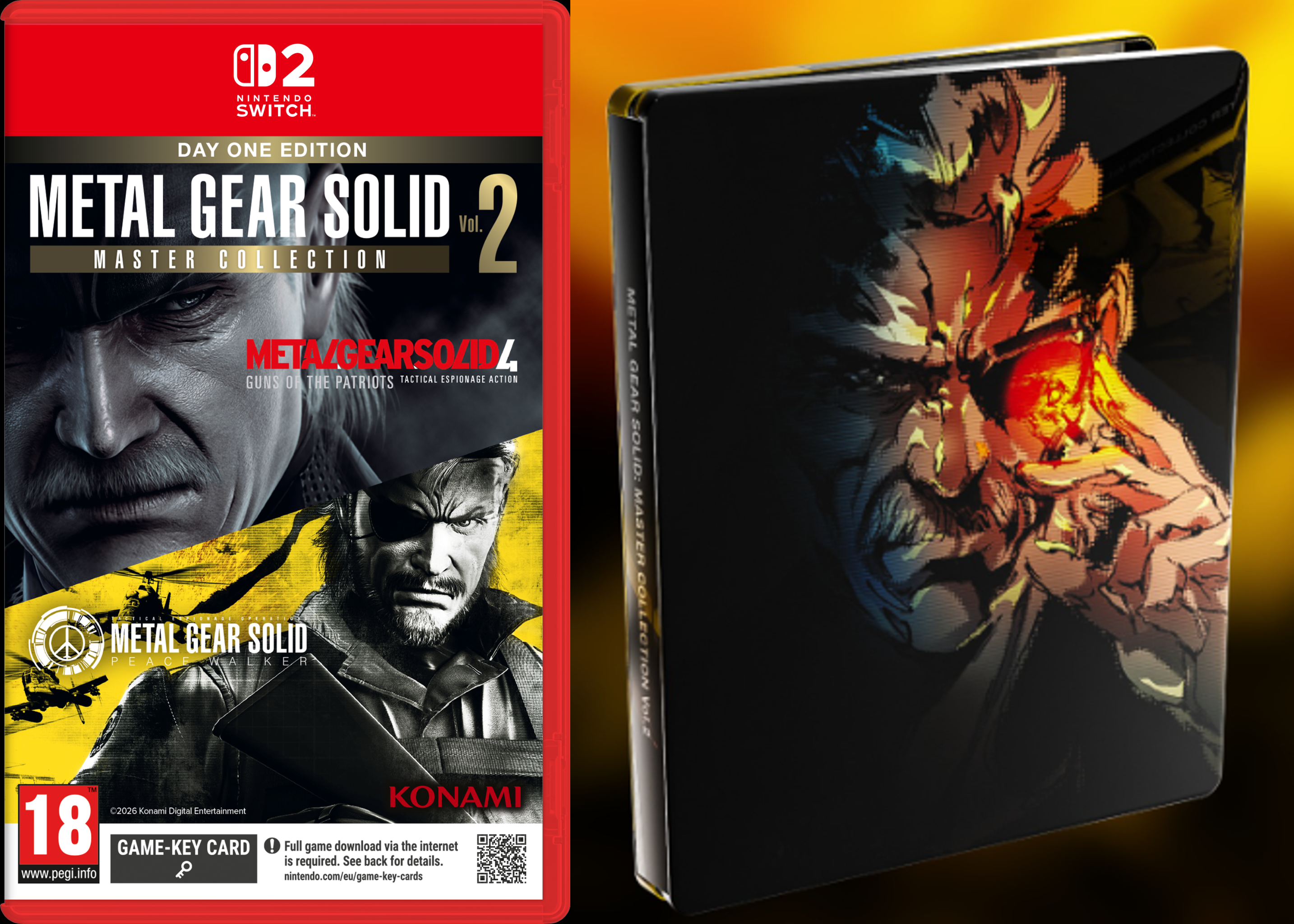 Metal Gear Solid Master Collection Vol 2 + Steelbook