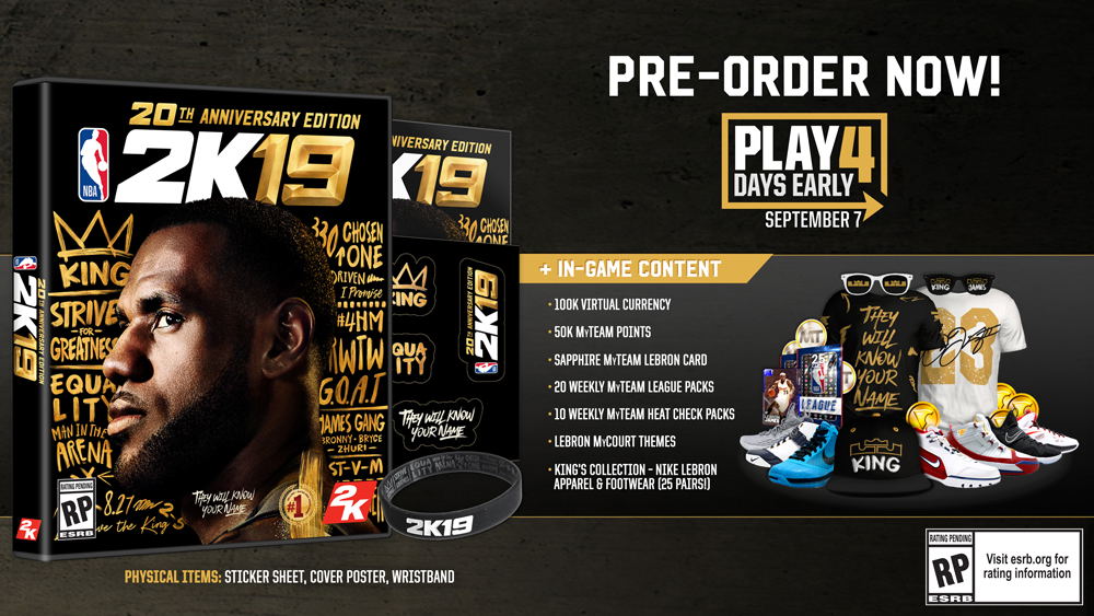 NBA 2K19 [20th Anniversary Edition]
