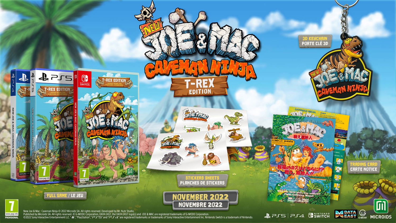 New Joe & Mac: Caveman Ninja [T-Rex Edition]