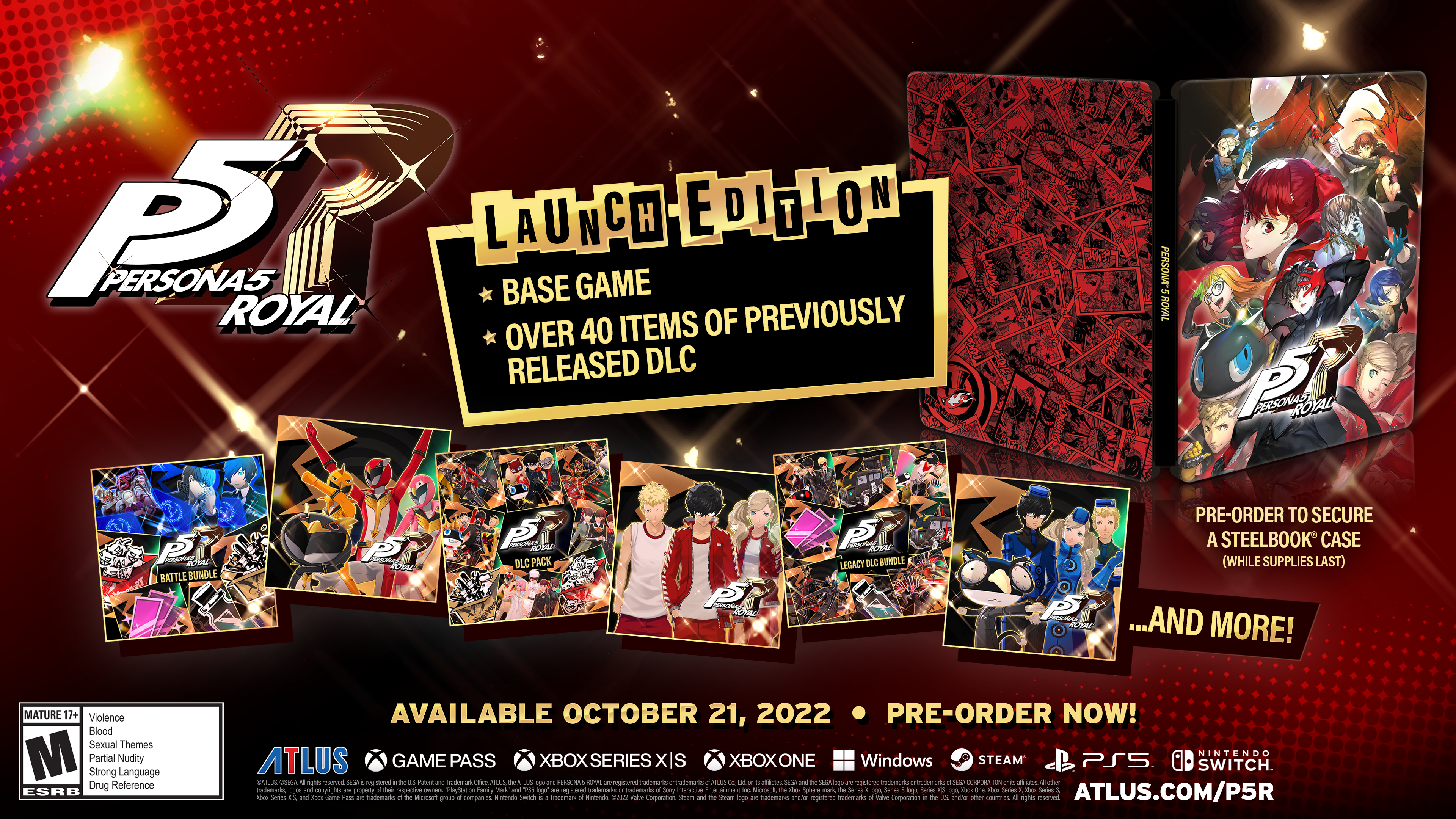 Persona 5 Royal Steel Book Launch Edition