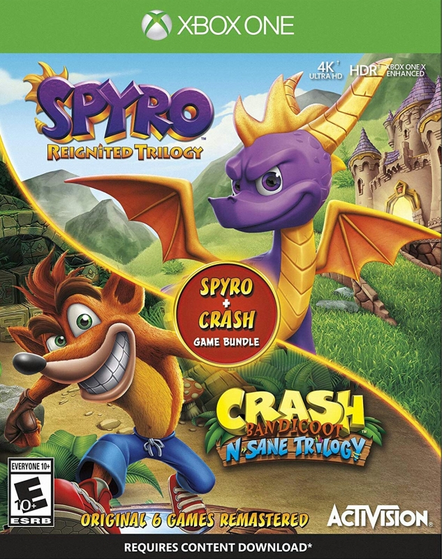 Spyro + Crash Remastered Game Bundle