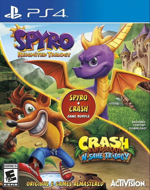 Spyro + Crash Remastered Game Bundle