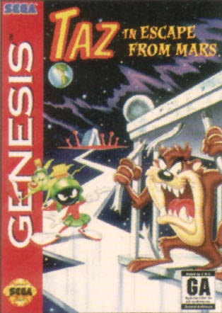 Taz in Escape from Mars