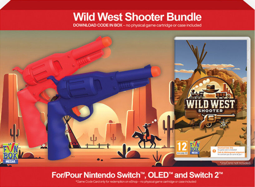 Wild West Shooter Bundle + 2 Revolveres Compatibles con Switch y Switch 2