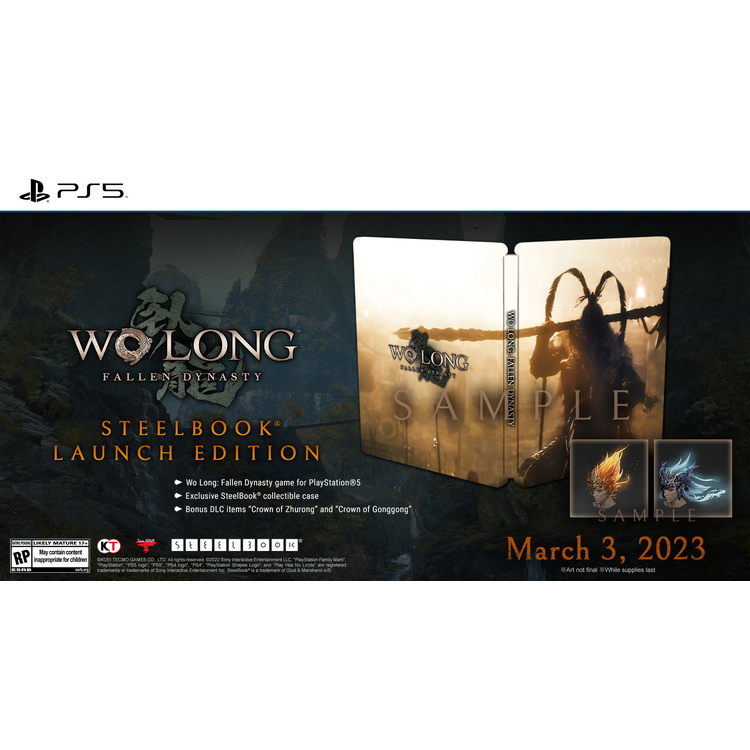 Wo Long Fallen Dynasty Steelbook Launch Edition