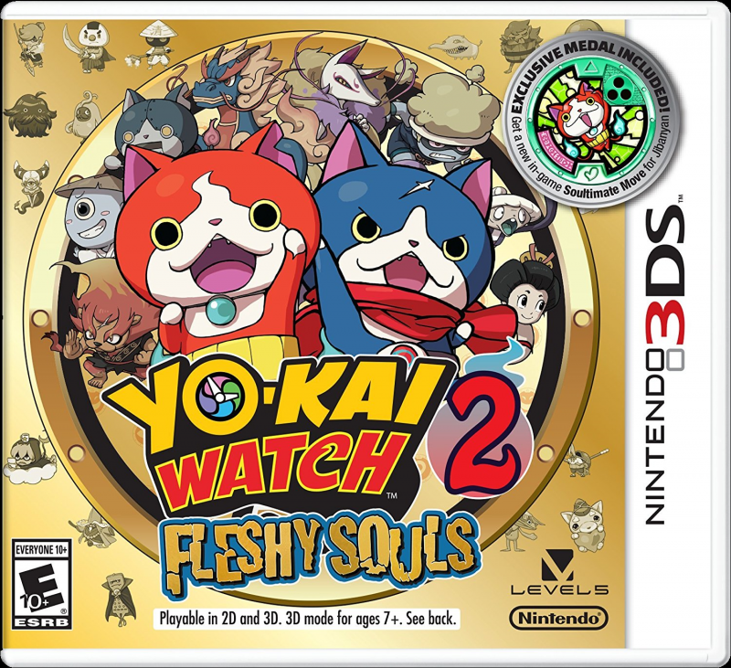 Yokai Watch 2: Bony Spirits / Fleshy Souls / Psychic Specters