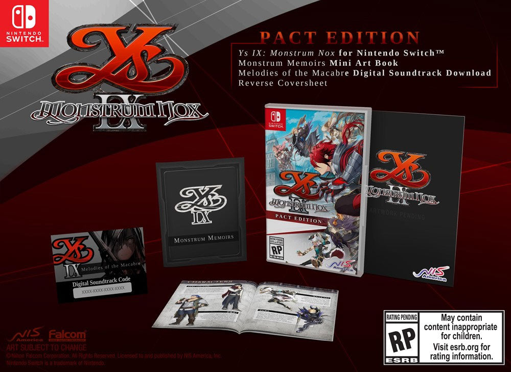 Ys Ix: Monstrum Nox [Pact Edition]