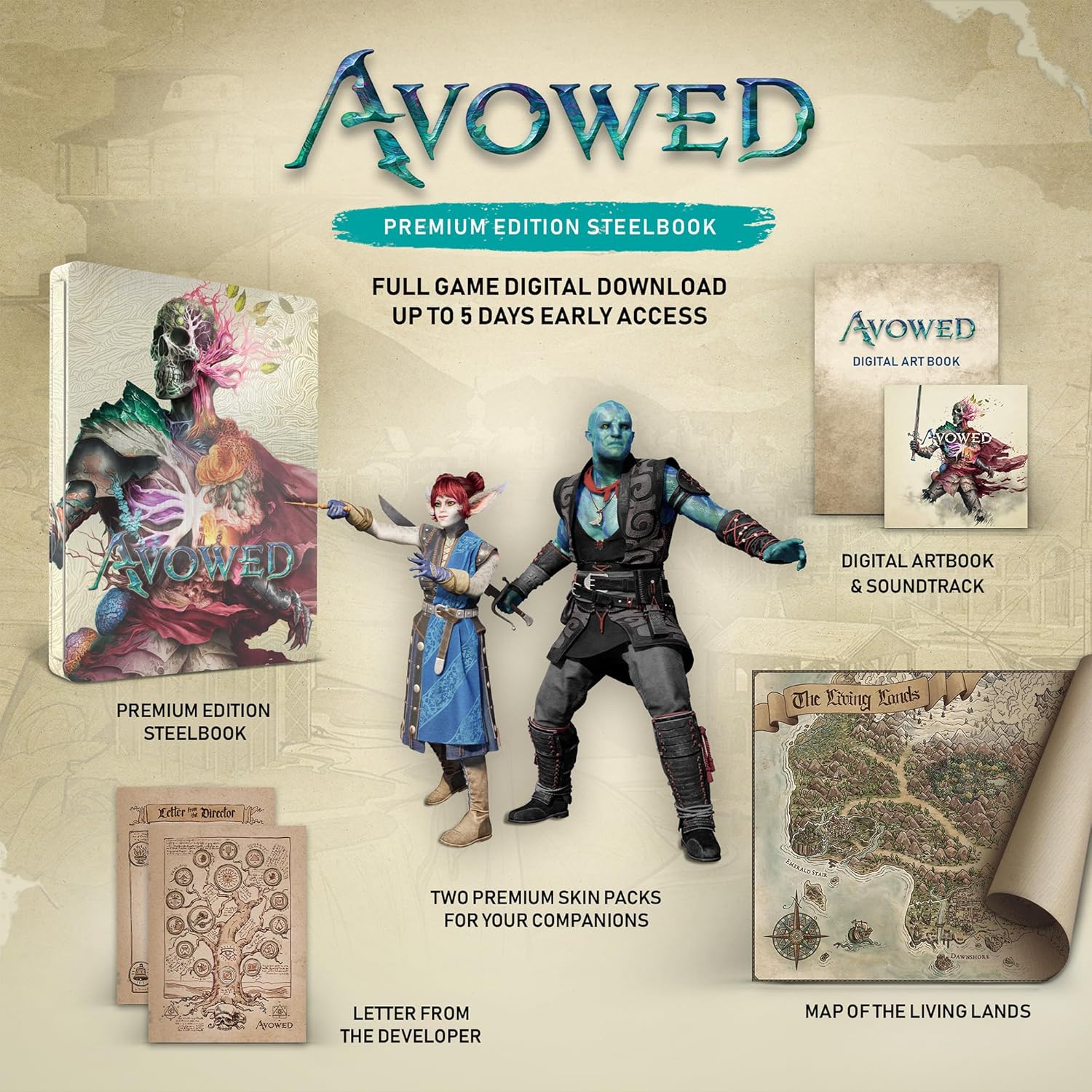 Avowed [Premium Steelbook Edition] (Code in a box)