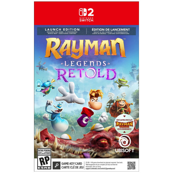 Rayman Legends Retold Launch Edition (Game-Key Card)